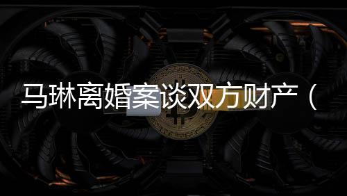 馬琳離婚案談雙方財產（馬琳離婚案）