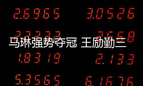 馬琳強勢奪冠 王勵勤三連冠夢想破滅