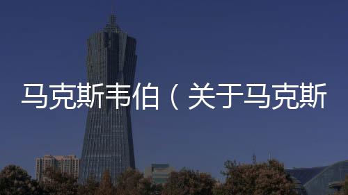 馬克斯韋伯（關于馬克斯韋伯的基本情況說明介紹）