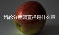 齒輪分度圓直徑是什么意思（齒輪分度圓）