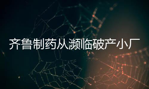 齊魯制藥從瀕臨破產小廠實現到中國藥企“十強”的華麗轉身