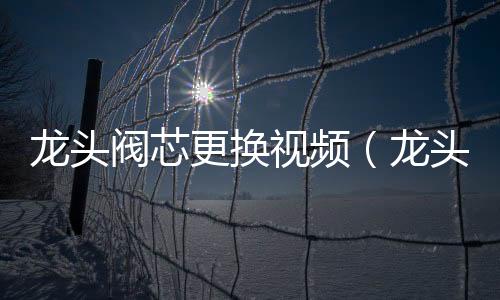 龍頭閥芯更換視頻（龍頭閥芯）