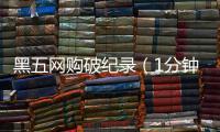 黑五網購破紀錄（1分鐘內成交額突破100萬美元）