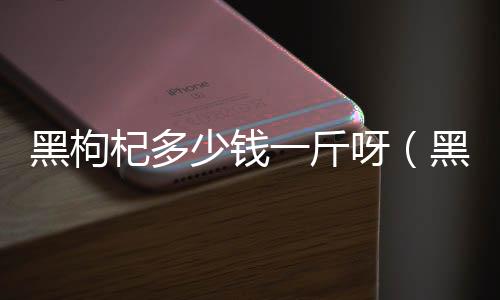 黑枸杞多少錢一斤呀（黑枸杞價格多少錢一斤）