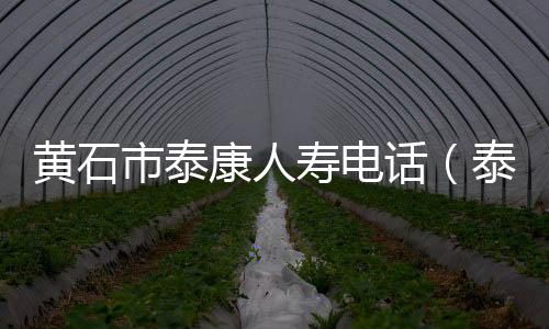 黃石市泰康人壽電話（泰康人壽電話）