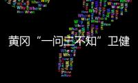 黃岡“一問三不知”衛健委主任，被免職！