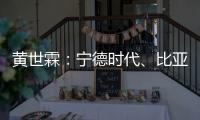 黃世霖：寧德時代、比亞迪份額超60%