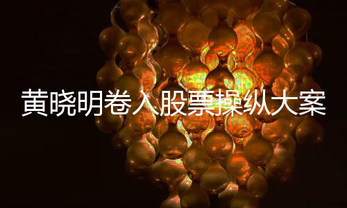 黃曉明卷入股票操縱大案 內幕真相其實是這樣的