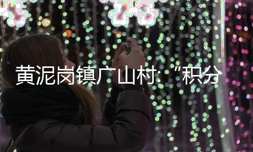 黃泥崗鎮(zhèn)廣山村:“積分制”激發(fā)移風(fēng)易俗大能量_