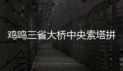 雞鳴三省大橋中央索塔拼裝完工，建成后鎮(zhèn)雄到四川只需3分鐘