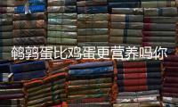 鵪鶉蛋比雞蛋更營養(yǎng)嗎你怎么看