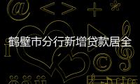 鶴壁市分行新增貸款居全市首位