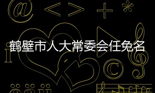 鶴壁市人大常委會任免名單發布