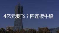 4億元要飛？四連板牛股子公司“爆雷”！股價大跌近10%