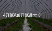 4開紙和8開紙誰大 8開紙與4開紙哪一個更大