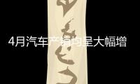4月汽車產(chǎn)銷均呈大幅增長 新能源車表現(xiàn)不錯