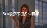 5ca囊胚移植多久著床、有何反應答案來了，第8天白板要警惕