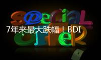7年來(lái)最大跌幅！BDI指數(shù)今年下跌31.7%