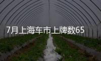 7月上海車市上牌數65501 同比增長33.36%