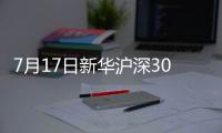 7月17日新華滬深300指數增強A凈值下跌0.64%
