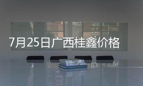7月25日廣西桂鑫價格調整信息：螺紋價格上調40元
