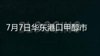 7月7日華東港口甲醇市場(chǎng)最新動(dòng)態(tài)