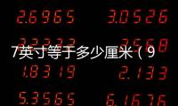 7英寸等于多少厘米（9英寸等于多少厘米）