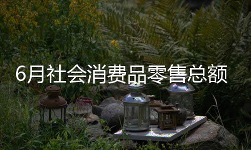 6月社會消費品零售總額同比下降1.8% 降幅環比收窄1個百分點