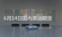 6月14日國內(nèi)原油期貨跌0.53%