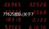 77625部隊(關于77625部隊簡述)