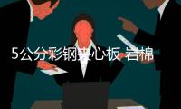 5公分彩鋼夾心板 巖棉填充 耐高溫 隔音降噪