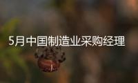 5月中國(guó)制造業(yè)采購(gòu)經(jīng)理指數(shù)為50.1%%
