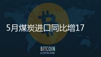 5月煤炭進口同比增17% 環比下滑