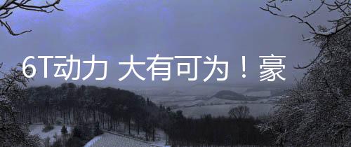 6T動力 大有可為！豪沃TX7/WP6T“的盧版”上市，為極致效率而生!