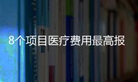 8個項目醫療費用最高報銷60%