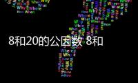 8和20的公因數(shù) 8和20的公因數(shù)有哪些