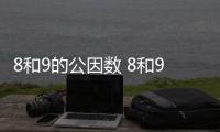 8和9的公因數 8和9的公因數是什么