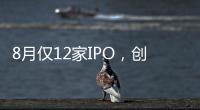 8月僅12家IPO，創半年新低