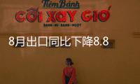 8月出口同比下降8.8%進口同比下降7.3%股指期貨繼續(xù)回調