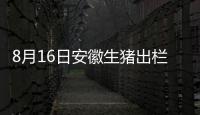 8月16日安徽生豬出欄均價21.41元/公斤，價格較昨日穩中偏弱