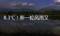 8.3℃！新一輪風雨又備貨了