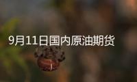9月11日國內原油期貨跌1.35%