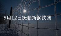 9月12日撫順新鋼鐵調價信息