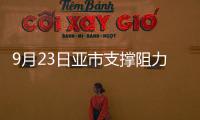 9月23日亞市支撐阻力：金銀原油+美元指數等六大貨幣對