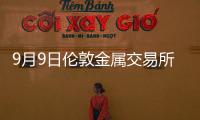9月9日倫敦金屬交易所鋅庫存減少1825噸