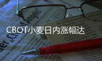 CBOT小麥日內漲幅達2.00%