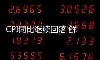 CPI同比繼續回落 鮮菜價格轉漲影響CPI走勢？