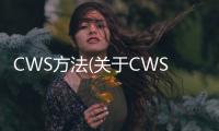 CWS方法(關于CWS方法簡述)