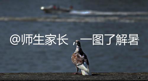 @師生家長，一圖了解暑期安全注意事項 