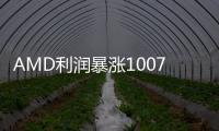 AMD利潤暴漲1007%！